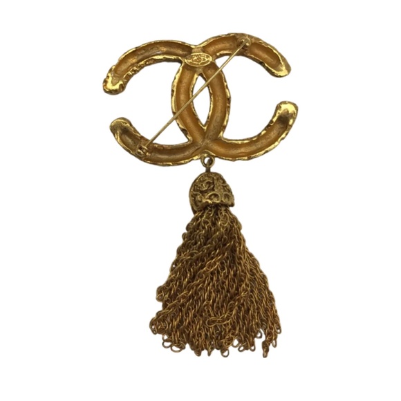 Chanel CC Tassel Brooch - Picture 2 of 3